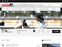 Tablet Screenshot of enterf1.com